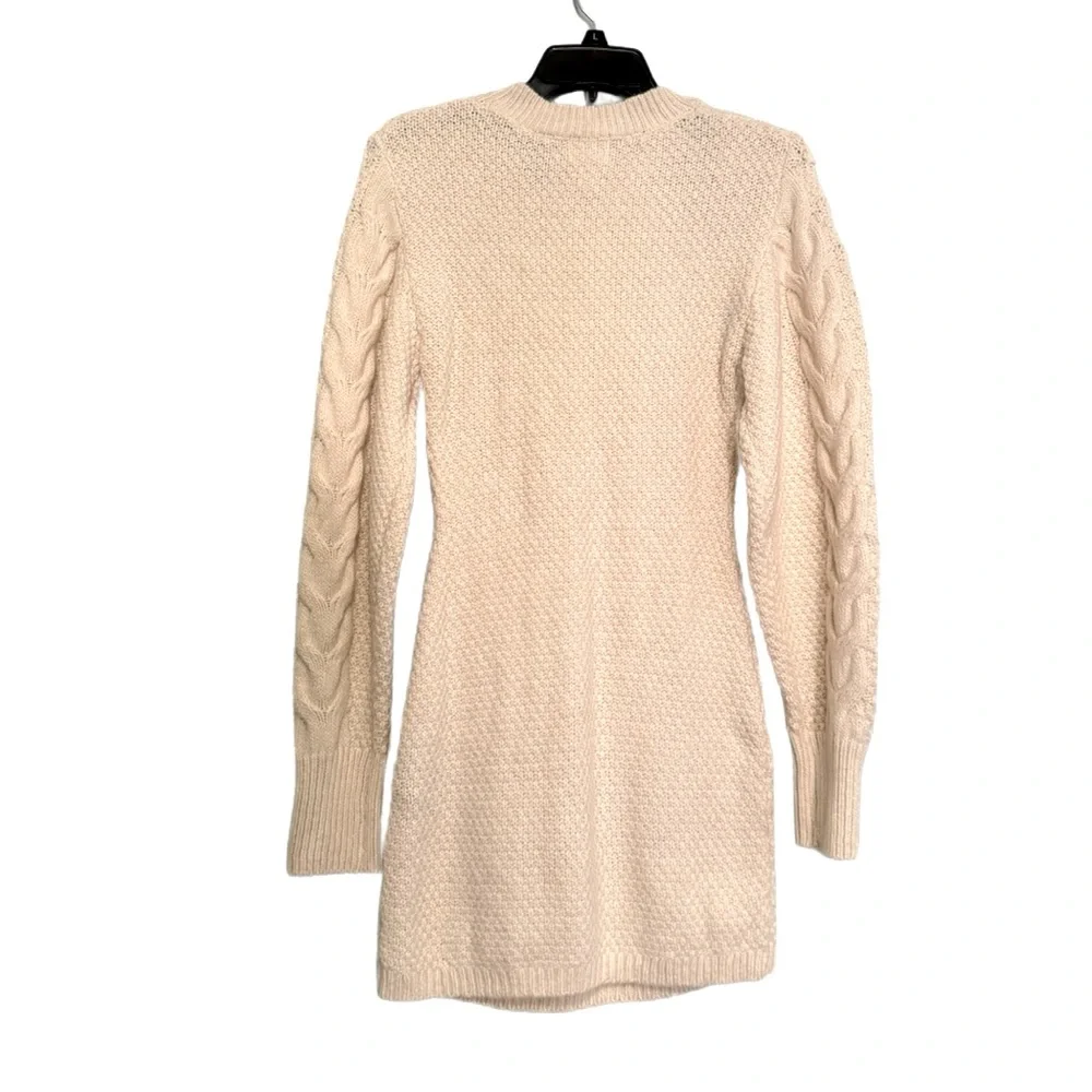 H&M Cream Cable Knit Sweater Dress - Picture 2 of 4